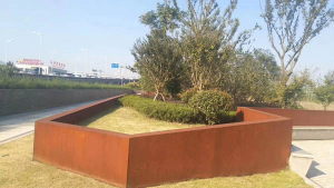 南海耐候钢挡土墙